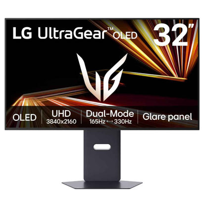 LG UltraGear GX8 Gaming Monitor 32GX850A– 32" OLED, 4K UHD, 165Hz, 0.03ms (GtG), FreeSync Premium Pro & G-SYNC Compatible
