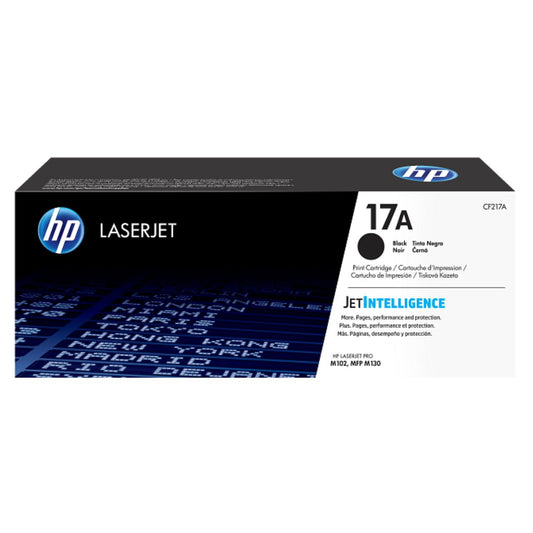 HP 17A Black Original LaserJet Toner Cartridge, 1,600 Pages Crartirage Yield, Standard Size and Reliable | CF217A