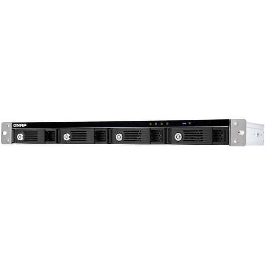 QNAP TR-004U 4-Bay 1U Short-Depth Rackmount RAID Enclosure – USB Type-C, SATA HDD/SSD Expansion