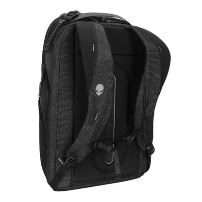 Dell Alienware Horizon Travel Backpack AW723P | Fits Up to 17" Laptop | TSA-Friendly | RFID Safe Pocket | GalaxyWeave Water-Resistant Fabric | Black