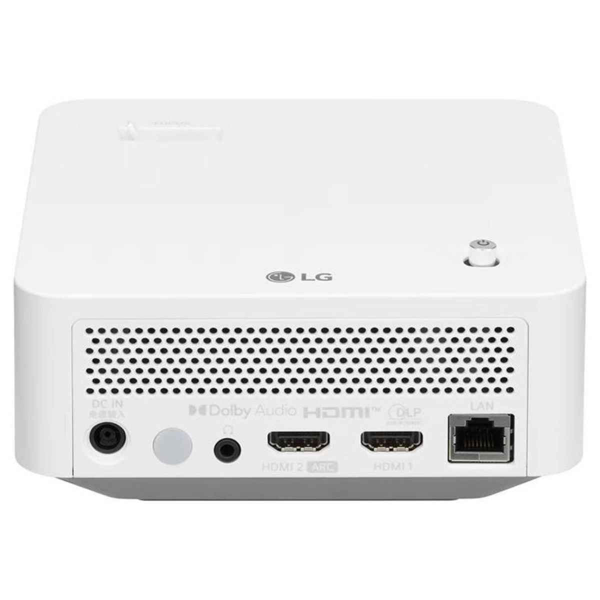 LG CineBeam PF510Q Smart Portable Projector, 450 ANSI Lumens, DLP Display Type, 16:9 Aspect Ratio, 1920x1080 Native Resolution, Fixed Zoom, 5W Mono Speaker, White | LGPF510Q