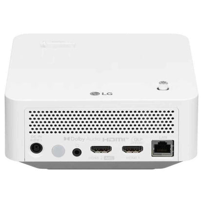 LG CineBeam PF510Q Smart Portable Projector, 450 ANSI Lumens, DLP Display Type, 16:9 Aspect Ratio, 1920x1080 Native Resolution, Fixed Zoom, 5W Mono Speaker, White | LGPF510Q