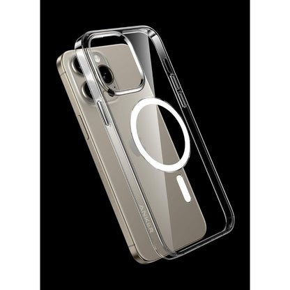 Anker Clear Magnetic Phone Case for iPhone 15 Pro | MagSafe Compatible | Anti-Yellowing | Military-Grade Protection | Clear | A90A7H01