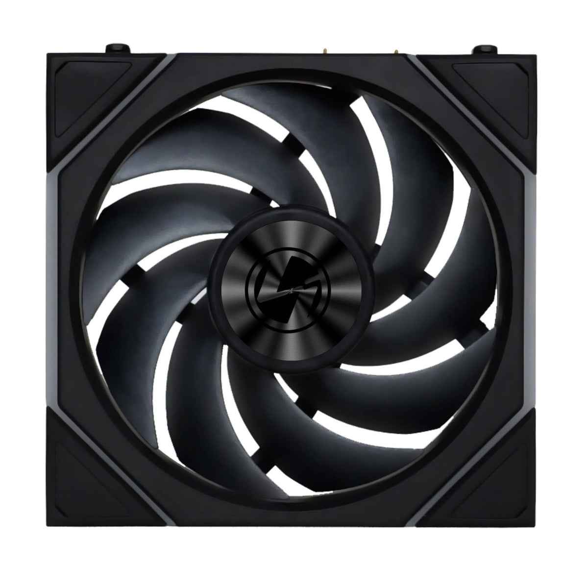 Lian-Li UNI FAN TL 120 Wireless Case Fan – 120mm, 2600 RPM, 90.1 CFM Airflow, FDB Bearing, Single Pack | Black / White