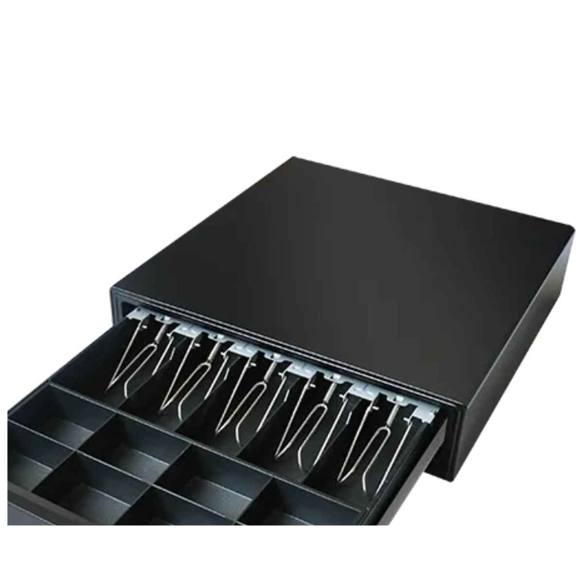 EPOS ECH-410 POS Cash Drawer Standard Size- Black color - 5 notes and 8 Coins with RJ11 Interface