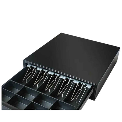 EPOS ECH-410 POS Cash Drawer Standard Size- Black color - 5 notes and 8 Coins with RJ11 Interface