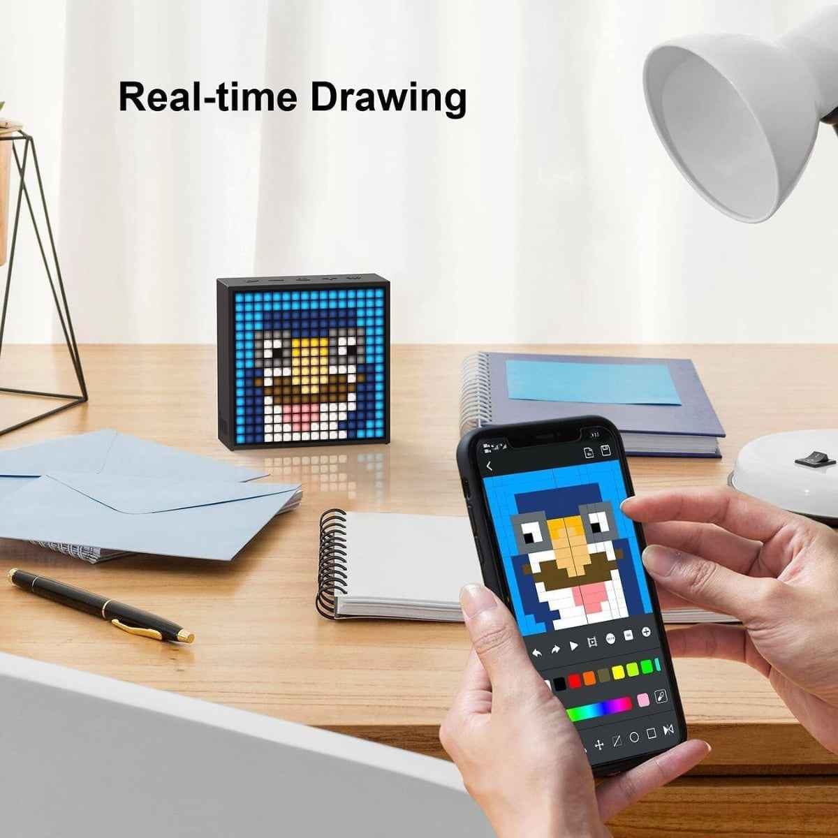 Divoom TimeBox Evo Pixel Art Speaker – 16×16 LED / Bluetooth / Alarm Clock