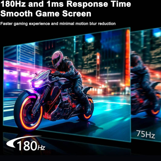 Sansui GF2Q 27" WQHD Gaming Monitor – 180Hz, 1ms (OD), IPS, Adaptive Sync, HDR (ES-G27F2Q)