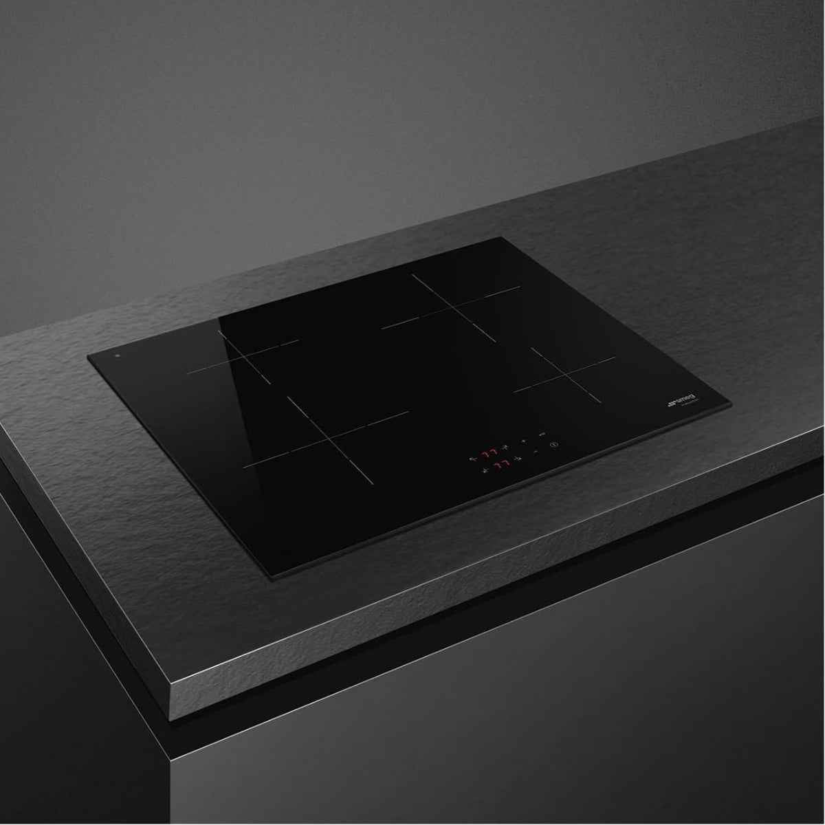 Smeg SI2641D Built-In Universal Aesthetic Induction Hob, 60cm Size, Black