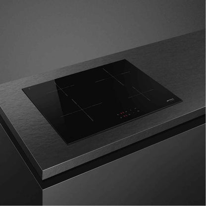 Smeg SI2641D Built-In Universal Aesthetic Induction Hob, 60cm Size, Black