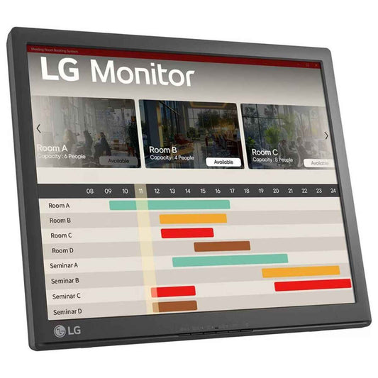 LG 17BR30T Touch Monitor  17"– TN Display, 1280×1024, 75Hz, 5ms, Anti-Glare, Built-In Power (Black)