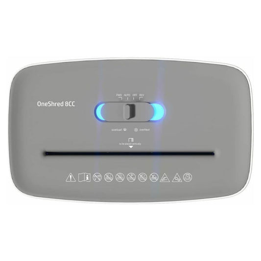 HP OneShred 8CC 2801 – Compact Cross-Cut Paper Shredder (Up to 8 Sheets)