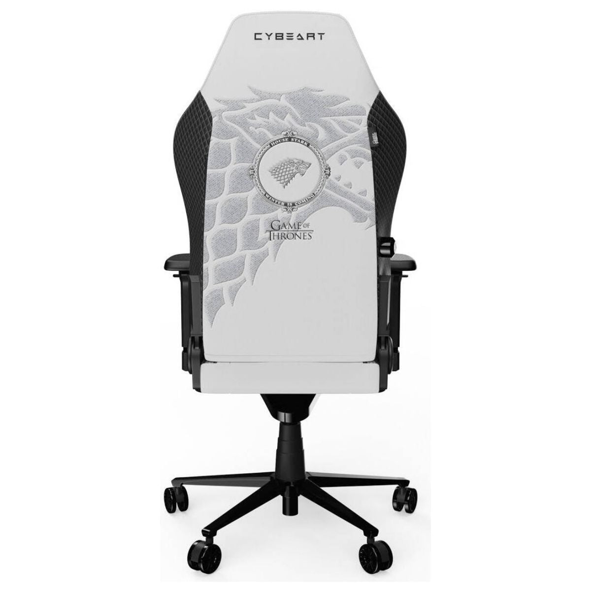 Cybeart House Stark Licensed Edition Gaming Chair | Supreme PU Leather | Cold-Cured Foam | 4D Armrests | 165° Recline | 150kg | Stark