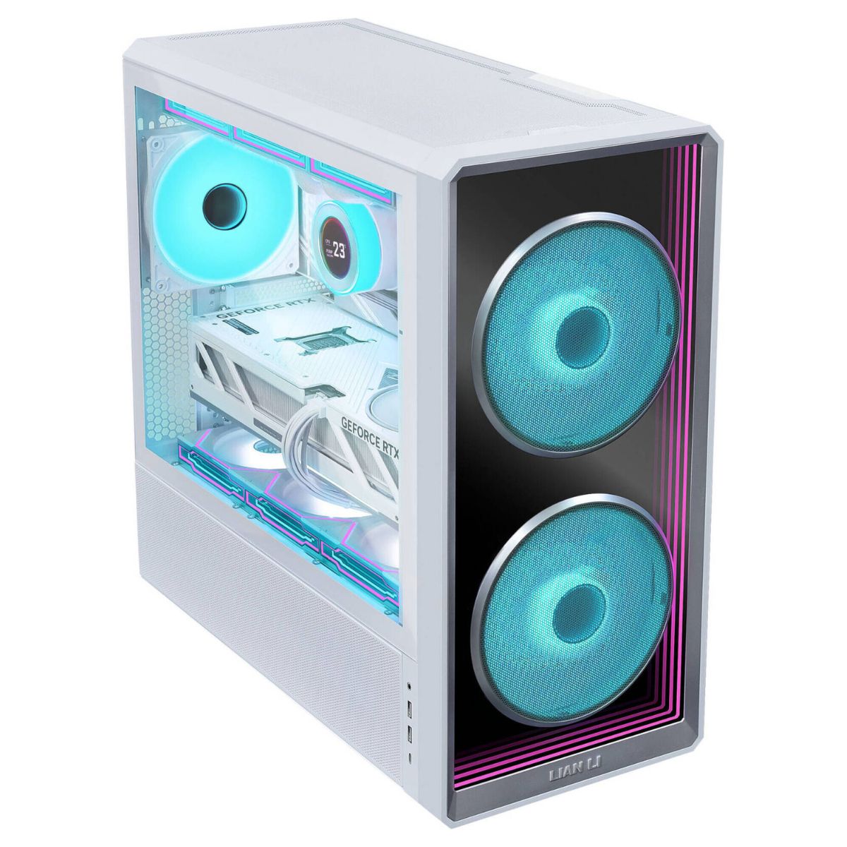 Lian Li LANCOOL 217 INF Mid-Tower PC Case, E-ATX/EEB Support, 360mm Radiator, 380mm GPU Clearance