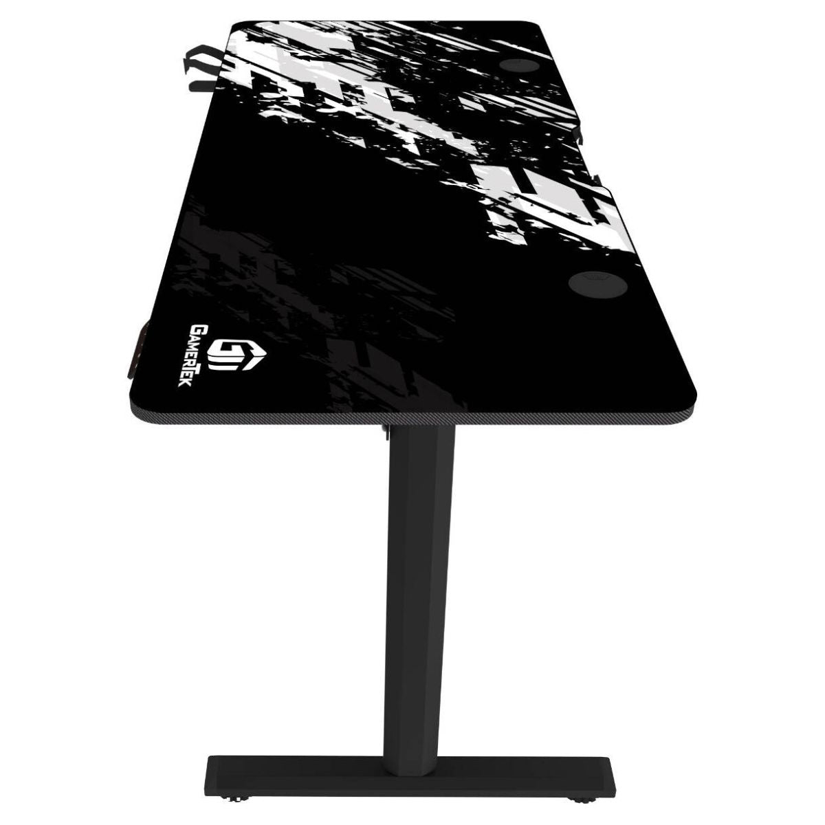 GamerTek GT-Elevate X Gaming Desk – Adjustable Height, Sit & Stand, 140x60cm, Red & Black