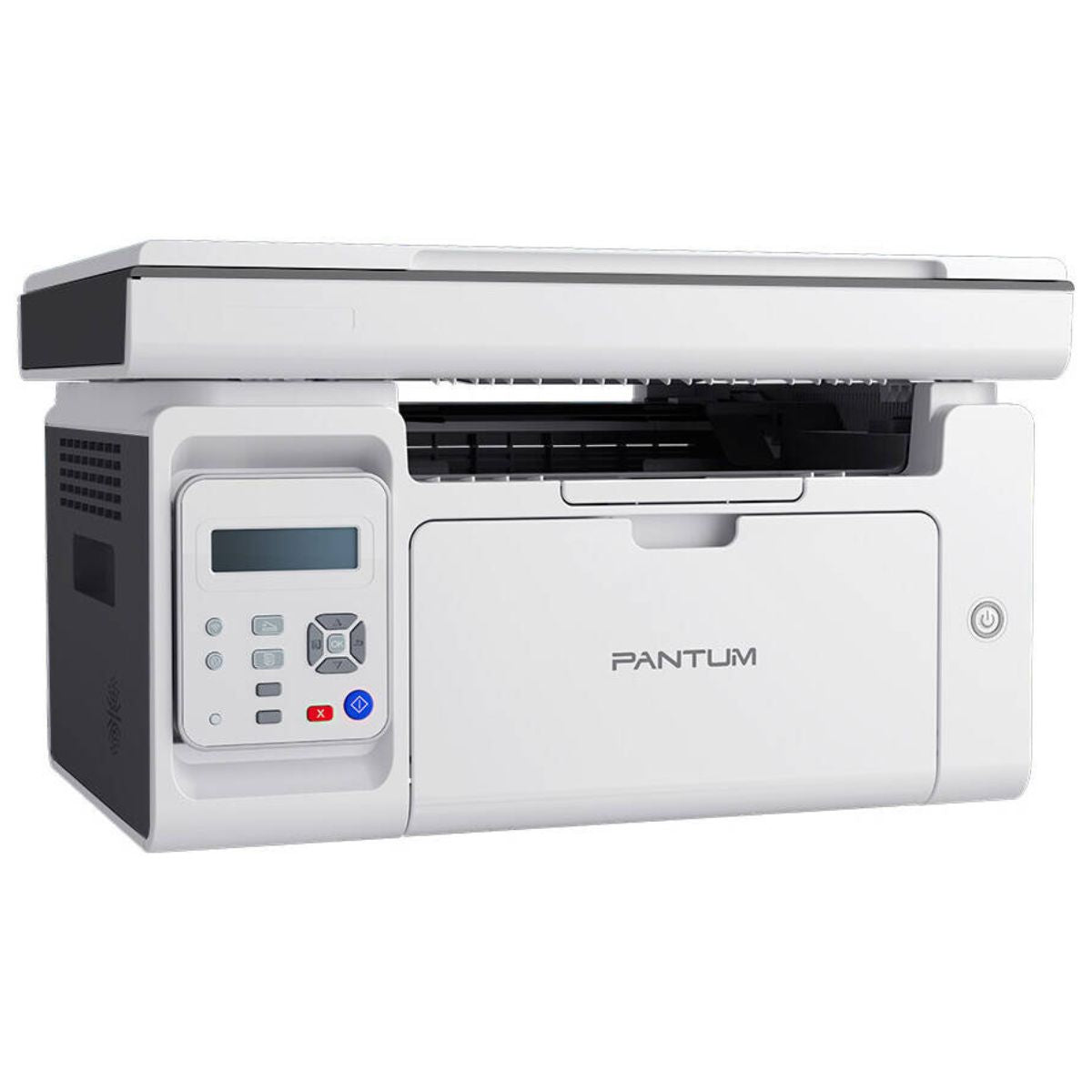 Pantum M6509NW Mono Laser Multi-Function Laser Printer, 22 ppm Print Speed, Hi-speed USB 2.0, Ethernet, WiFi Connectivity, 150 Pages Standard Input Capacity, White | M6509NW