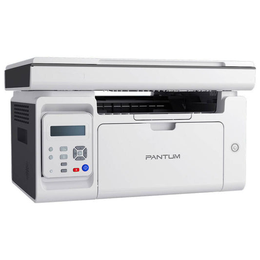 Pantum M6509NW Mono Laser Multi-Function Laser Printer, 22 ppm Print Speed, Hi-speed USB 2.0, Ethernet, WiFi Connectivity, 150 Pages Standard Input Capacity, White | M6509NW