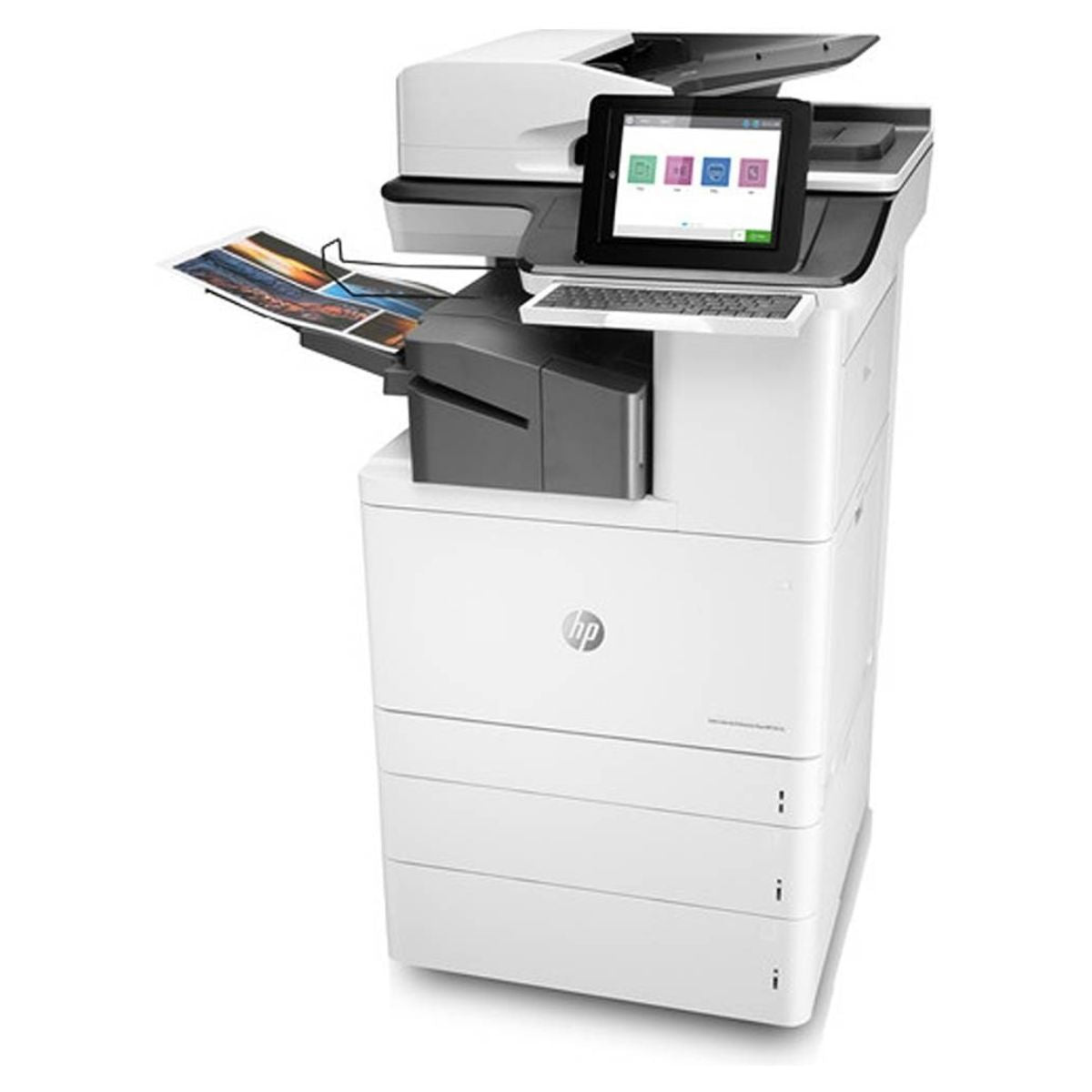 HP Color LaserJet Enterprise Flow MFP 776zs, Print, Scan, Copy &amp; Fax, 9" Touchscreen, Up to 45 PPM, 1200 × 1200 dpi, USB, Ethernet &amp; Wi-Fi, White | T3U56A