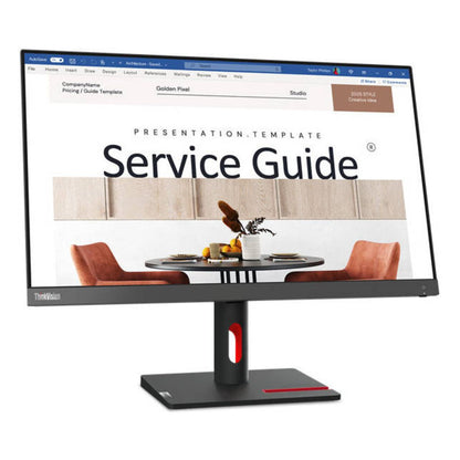 Lenovo ThinkVision S24i-30 24" FHD IPS Monitor, 100Hz, 4ms Response Time, Anti-Glare, Black | 63DEKAT3UK