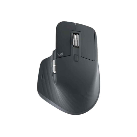 Logitech MX Master 3S Wireless Performance Mouse, With Ultra Fast Scrolling, 7 Buttons, 8000 DPI Resolution, Quiet Clicks, USB-C, Bluetooth, 10m Operating Distance, - Black