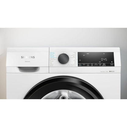 Siemens WN44A200GC iQ300 Fully Automatic Washer Dryer – 9kg Wash / 5kg Dry, Inverter Motor, SpeedPack L, HygieneCare, iSensoric, White