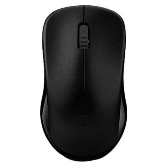 Rapoo 1620 2.4GHz Wireless Optical Mouse | Up to 1000 DPI | Optical Tracking | USB Receiver | Ambidextrous Design | Black | 11464