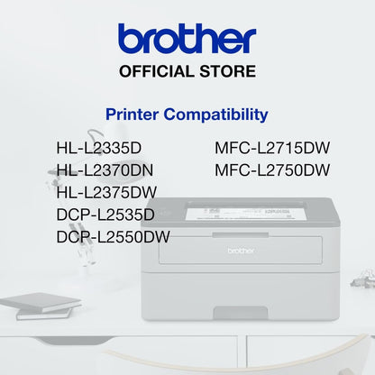 Brother Genuine TN-2405 Standard Yield Black Toner Cartridge – Prints Up to 1,200 Pages, Sharp Black Printing, Reliable Brother Performance