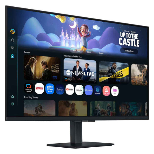 Samsung  M5 M50F Smart Monitor, 32" VA Display, FHD Resolution, 60Hz Refresh Rate, 5ms (GtG) Response Time, Wi-Fi 5 & Bluetooth 5.2 Connectivity, Tizen Operating System, Black