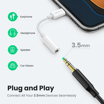 UGREEN US212 Lightning to 3.5mm Adaptor | MFi Certified | 30759