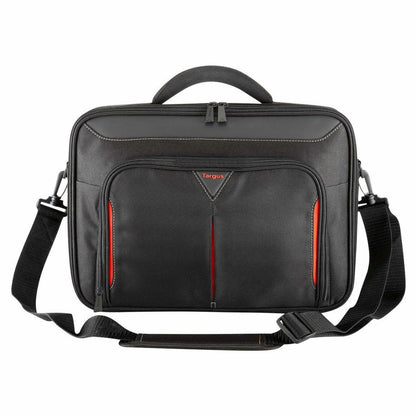 Targus Classic 14" Clamshell Case | Protective Laptop Carry Case | Black/Red | CN414EU
