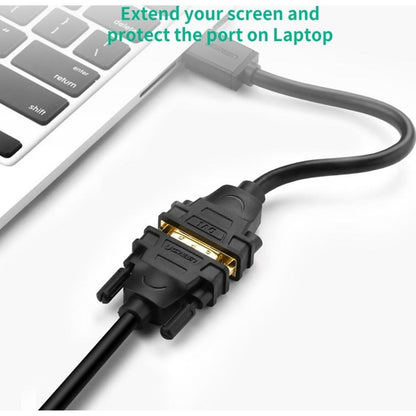 UGREEN 20136 HDMI to DVI-I 24+5 Adapter | 1080P Full HD | Stable Transmission | Black