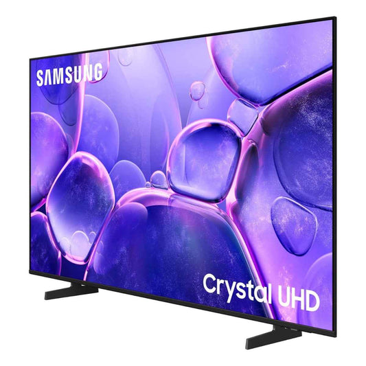 Samsung 55-Inch Crystal UHD Smart TV – 4K UHD, Crystal Processor 4K, MetalStream Design, Samsung Knox Security, Smart TV | UA55U8000FUXZN (2025 UAE Version)
