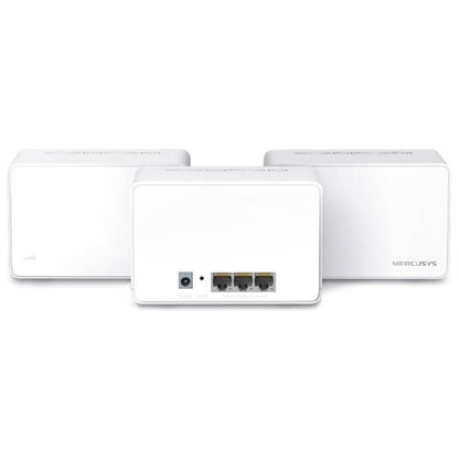 MERCUSYS Halo H80X V1 AX3000 Whole Home Mesh Wi-Fi 6 System | 3-Pack | Dual-Band Wireless Networking | Up to 3000 Mbps | White