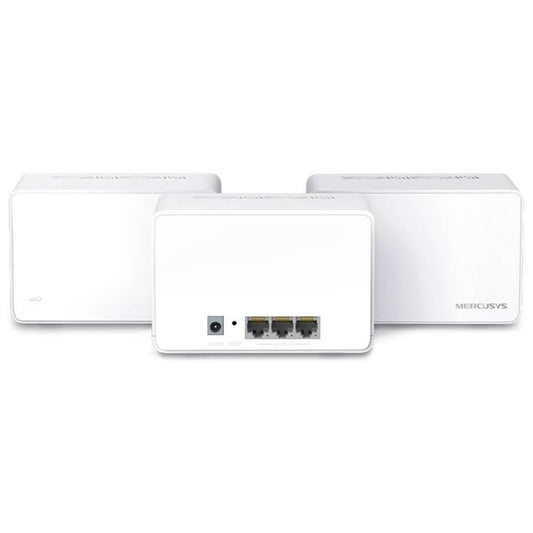 MERCUSYS Halo H80X V1 AX3000 Whole Home Mesh Wi-Fi 6 System | 3-Pack | Dual-Band Wireless Networking | Up to 3000 Mbps | White