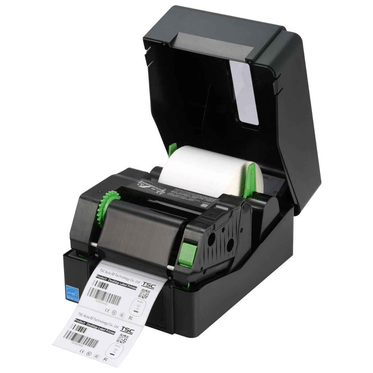 TSC TE200 Barcode Direct Thermal Printer, 203 dpi 8 dots/mm Resolution, Up to 6 ips Max Print Speed, 4.25" Max Print Width, 16MB RAM + 8MB ROM, Black | 99-065A10D-00LF00