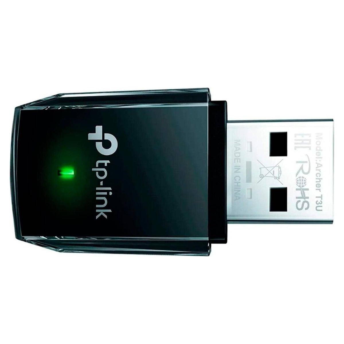 TP-Link Archer T3U AC1300 USB WiFi Adapter, Dual Band 2.4G/5G Wireless Adapter for PC/Desktop, MU-MIMO WiFi Dongle, USB 3.0, Compatible with Win11/10/8.1/8/XP & Mac OS X 10.9-10.14, Black | Archer T3U
