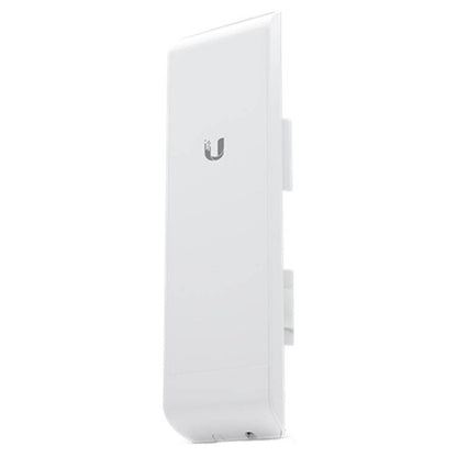 Ubiquiti NanoStation M5 (NSM5) Outdoor Wireless CPE | 5GHz MIMO Technology | 150+ Mbps Throughput | 15+ Km Range | airMAX Support | Dual Ethernet PoE Ports | White