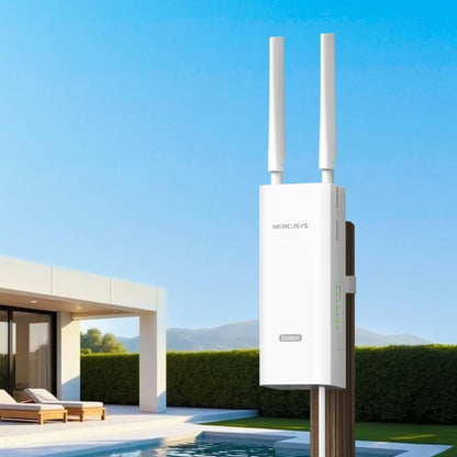 MERCUSYS MB118-4G Outdoor 4G LTE Router | N300 Wi-Fi 4 | 150 Mbps Cat 4 | Nano SIM | PoE | IP65 Weatherproof