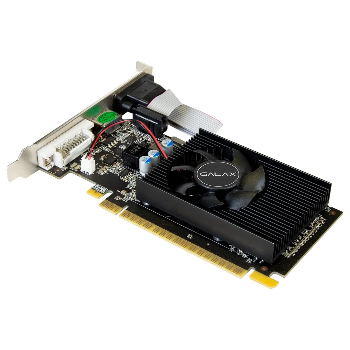GALAX GeForce GT 730 Graphics Card, 4GB DDR3 128-bit Memory, 700 MHz Base Clock, 667MHz Memory Clock, 384 CUDA Cores, PCI-E 2.0 x8, DVI-I x1,HDMI x1,VGA x1 | 73GQF8HX00HD