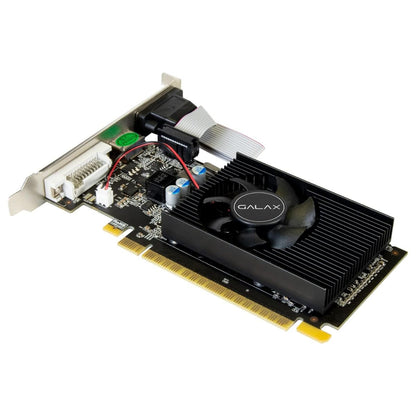 GALAX GeForce GT 730 Graphics Card, 4GB DDR3 128-bit Memory, 700 MHz Base Clock, 667MHz Memory Clock, 384 CUDA Cores, PCI-E 2.0 x8, DVI-I x1,HDMI x1,VGA x1 | 73GQF8HX00HD