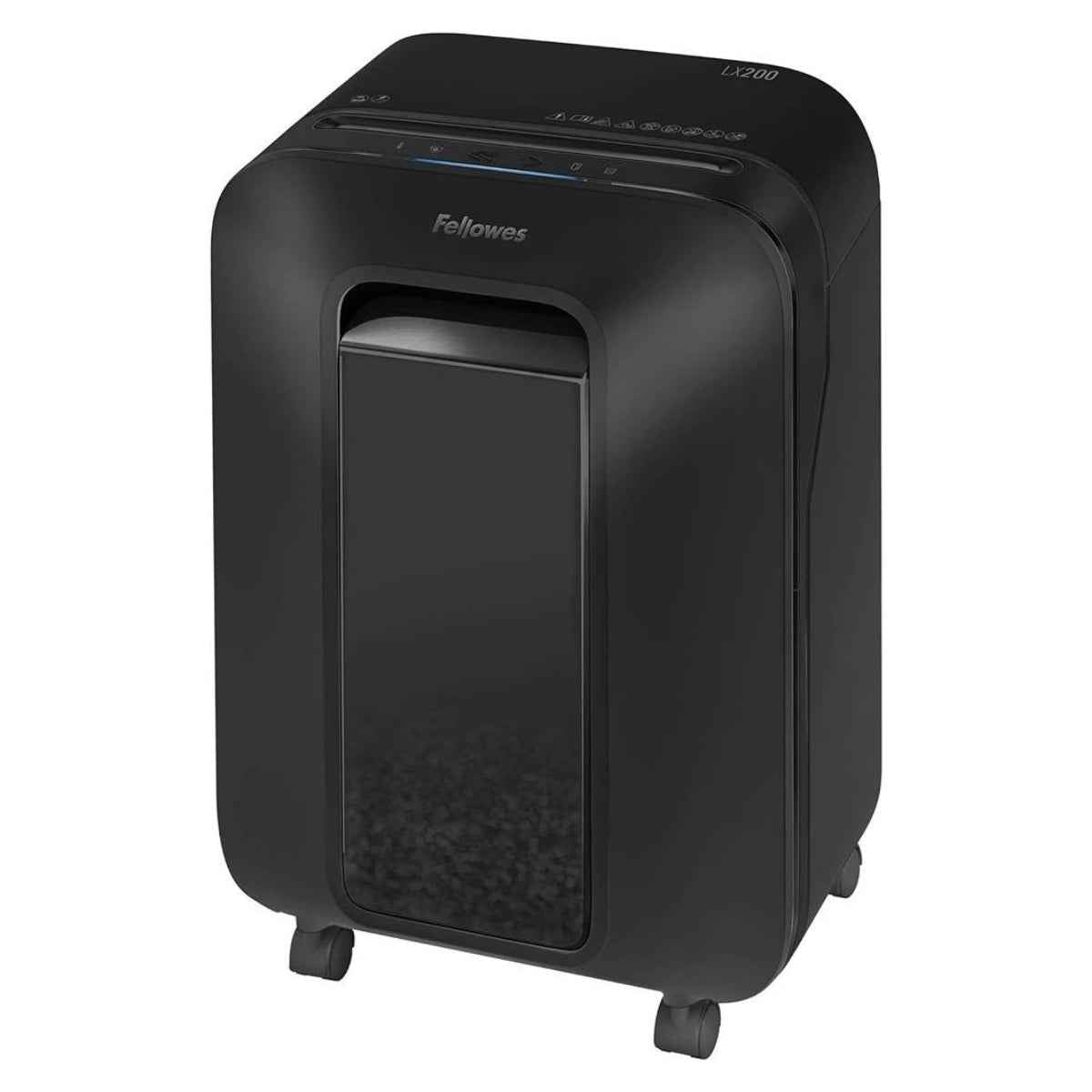Fellowes Powershred LX200 – Compact Micro-Cut Shredder (12-Sheet, P-4 Security, 6-Gal Bin)
