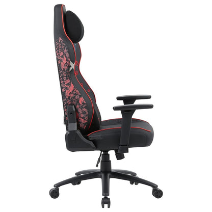 GamerTek Quest Conqueror Chopper Edition Gaming Chair | PU & Fabric | 4D Armrests | Recline | 150kg Capacity | RT00011