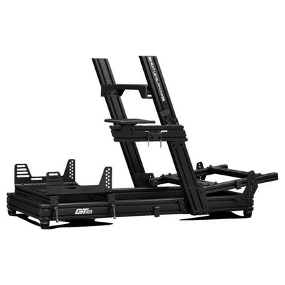 Next Level Racing GT Elite Racing Simulator Cockpit, Wheel Plate Edition, Premium Anodized Aluminum, Rigid & Highly Adjustable Mounting Supports, Dedicated GT Cockpit, Black | NLR-E022