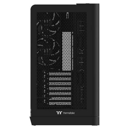 Thermaltake View 390 Air Mid Tower Case | ATX Gaming Chassis | Curved Tempered Glass | Up to 360mm Radiator | 11 × 120mm Fan Support | GPU Support Bracket | Black | CA-11F-00M1WN-00