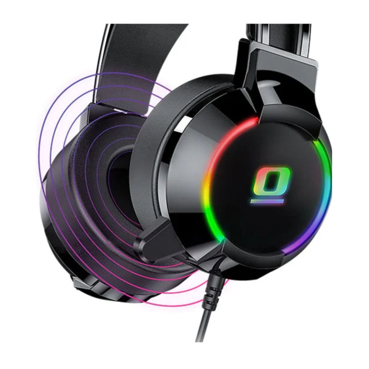 AXGON AXGH01 RGB Gaming Headset – Noise-Canceling Mic, Immersive Sound, Comfortable Over-Ear Design