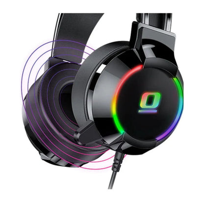 AXGON AXGH01 RGB Gaming Headset – Noise-Canceling Mic, Immersive Sound, Comfortable Over-Ear Design