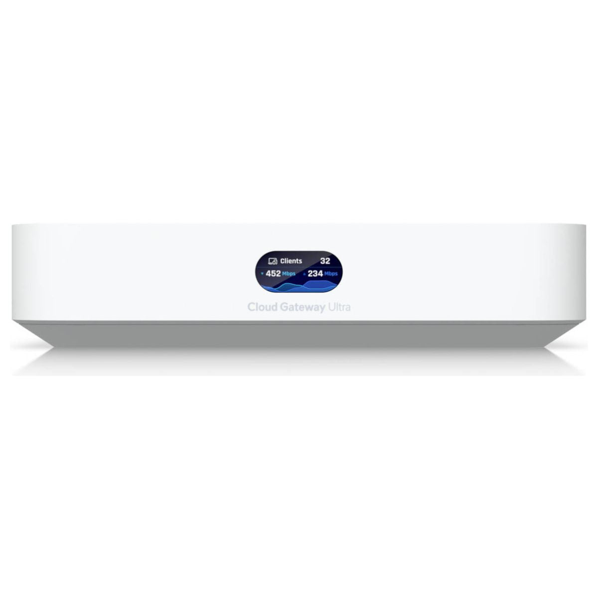 Ubiquiti Networks Cloud Gateway Ultra with 30+ UniFi Device / 300+ Client Support, 1 Gbps Routing with IDS/IPS, 0.96" LCM Status Display, Multi-WAN Load Balancing, USB-C Powered, White | UCG-Ultra