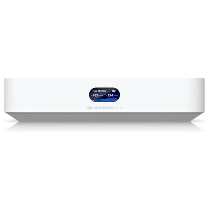 Ubiquiti Networks Cloud Gateway Ultra with 30+ UniFi Device / 300+ Client Support, 1 Gbps Routing with IDS/IPS, 0.96" LCM Status Display, Multi-WAN Load Balancing, USB-C Powered, White | UCG-Ultra