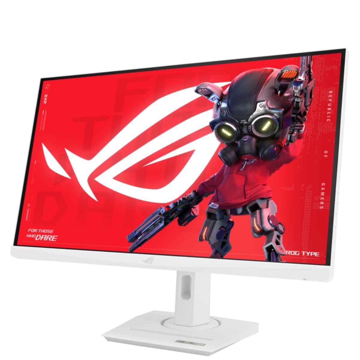 Asus ROG Strix XG27UCG-W Gaming Monitor, 27" Fast IPS Display, 4K UHD Resolution, 160Hz Refresh Rate, 1ms (GtG) Response Time, NVIDIA G-Sync Technology, Gaming AI, White