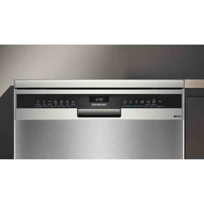 Siemens SN23HI25MM Free-Standing Dishwasher – 60cm, Brushed Steel Anti-Fingerprint Smart & Spacious Dishwasher Designed for UAE Homes